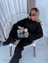 LARGE SIZE set "MANHATTAN" - BLACK